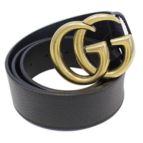 gucci double g gold buckle leather belt 1.5 width black|gucci double g belt 3cm.